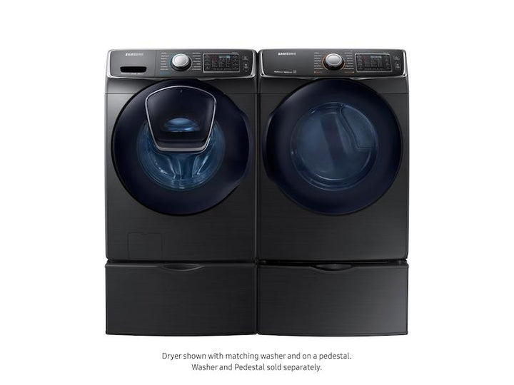 SAMSUNG DV45K6500EV 7.5 cu. ft. Smart Electric Dryer with MultiSteam TM in Black Stainless Steel