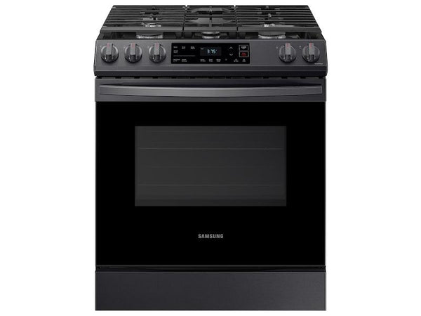 SAMSUNG NX60T8111SG 6.0 cu. ft. Smart Slide-in Gas Range in Black Stainless Steel