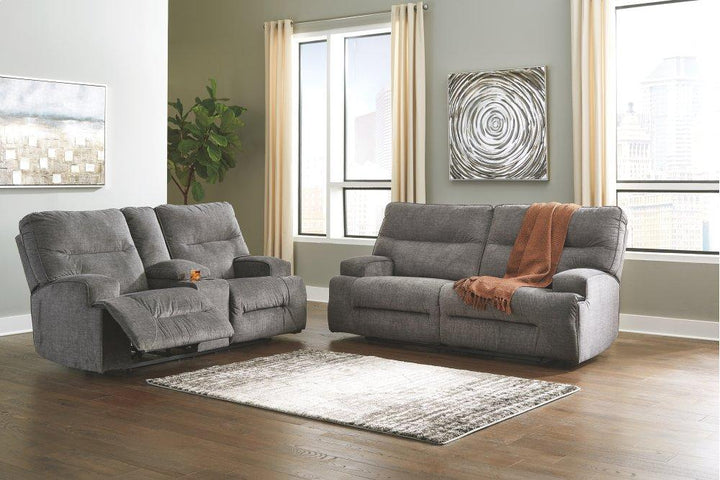 ASHLEY FURNITURE 45302U1 Coombs Reclining Sofa and Recliner