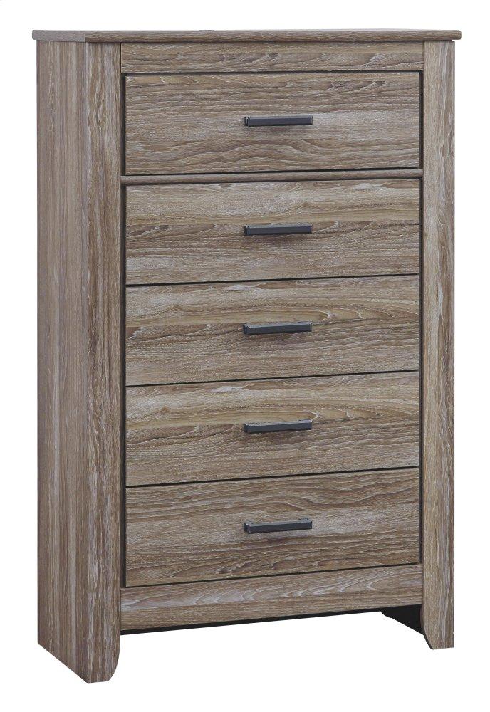 ASHLEY FURNITURE PKG003979 King Panel Bed With Mirrored Dresser and Chest