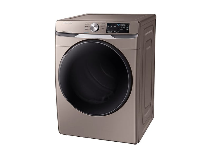 SAMSUNG DVE45R6100C 7.5 cu. ft. Electric Dryer with Steam Sanitize+ in Champagne