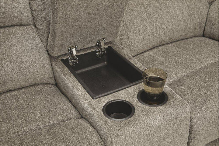 ASHLEY FURNITURE 76505U2 Draycoll Power Reclining Sofa and Loveseat
