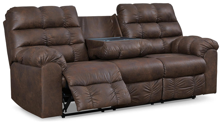 ASHLEY FURNITURE 2840189 Derwin Reclining Sofa With Drop Down Table