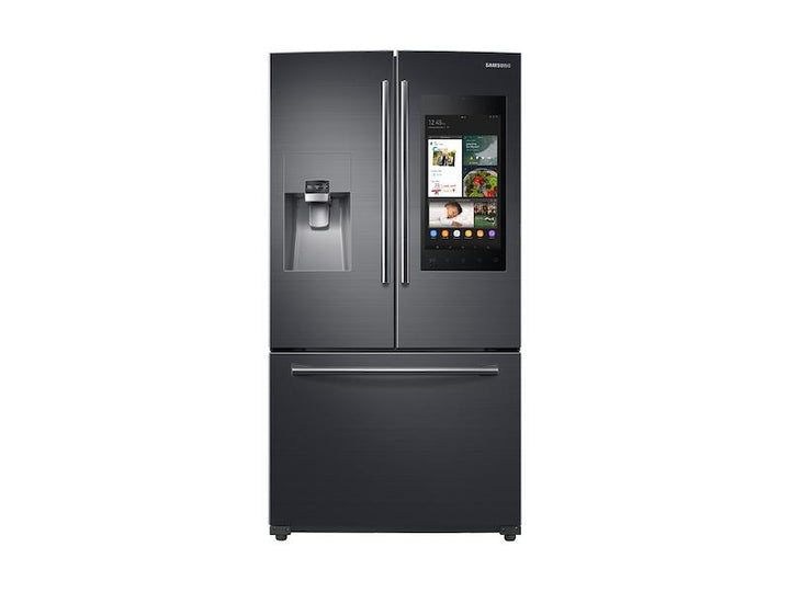 SAMSUNG RF265BEAESG 24 cu. ft. Family Hub TM 3-Door French Door Refrigerator in Black Stainless Steel