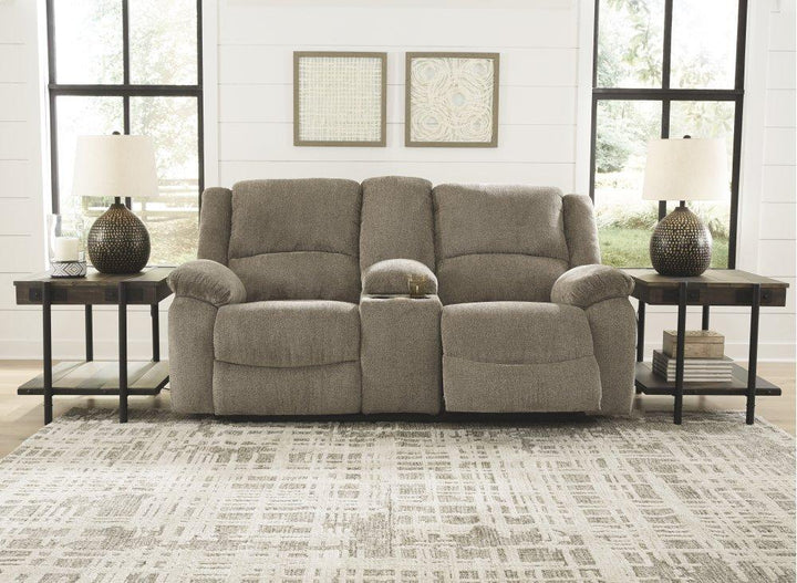 ASHLEY FURNITURE 7650594 Draycoll Reclining Loveseat With Console