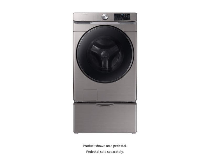 SAMSUNG WF45R6100AP 4.5 cu. ft. Front Load Washer with Steam in Platinum