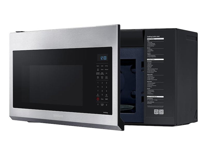 SAMSUNG MC17T8000CS 1.7 cu ft. Smart Over-the-Range Microwave with Convection & Slim Fry TM in Stainless Steel