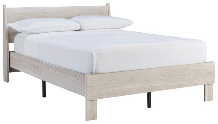 ASHLEY FURNITURE PKG009044 Full Platform Bed With Dresser, Chest and 2 Nightstands