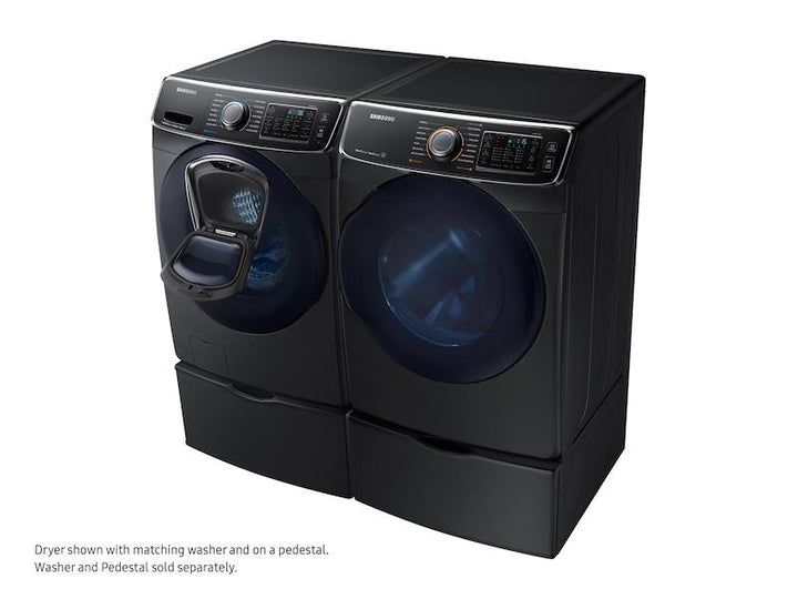 SAMSUNG DV45K6500EV 7.5 cu. ft. Smart Electric Dryer with MultiSteam TM in Black Stainless Steel