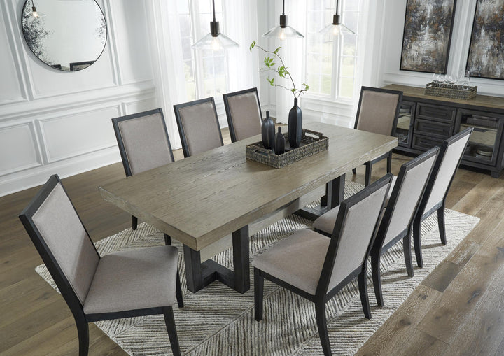 ASHLEY FURNITURE PKG014846 Dining Table and 8 Chairs