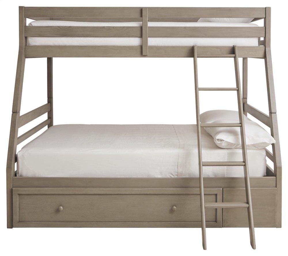 ASHLEY FURNITURE B733B23 Lettner Twin Over Full Bunk Bed With 1 Large Storage Drawer