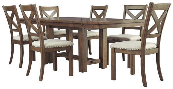 ASHLEY FURNITURE PKG002100 Dining Table and 6 Chairs