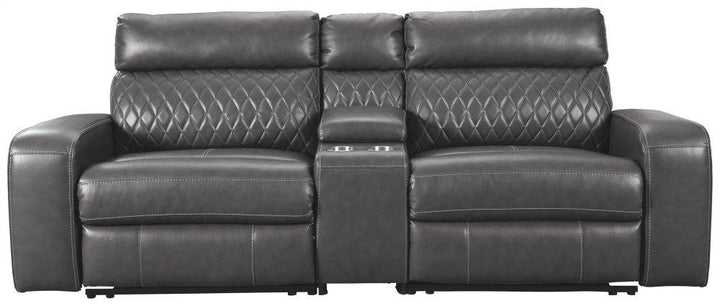 ASHLEY FURNITURE 55203S3 Samperstone 3-piece Power Reclining Sectional