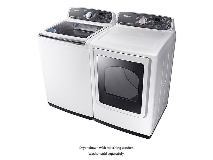 SAMSUNG DVG52M7750W 7.4 cu. ft. Gas Dryer in White