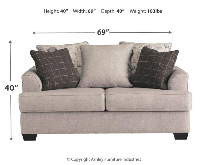 ASHLEY FURNITURE 7960435 Velletri Loveseat