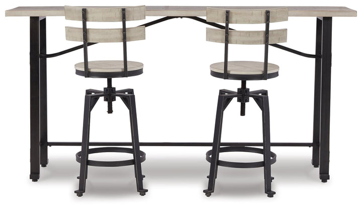 ASHLEY FURNITURE PKG012089 Counter Height Dining Table and 2 Barstools