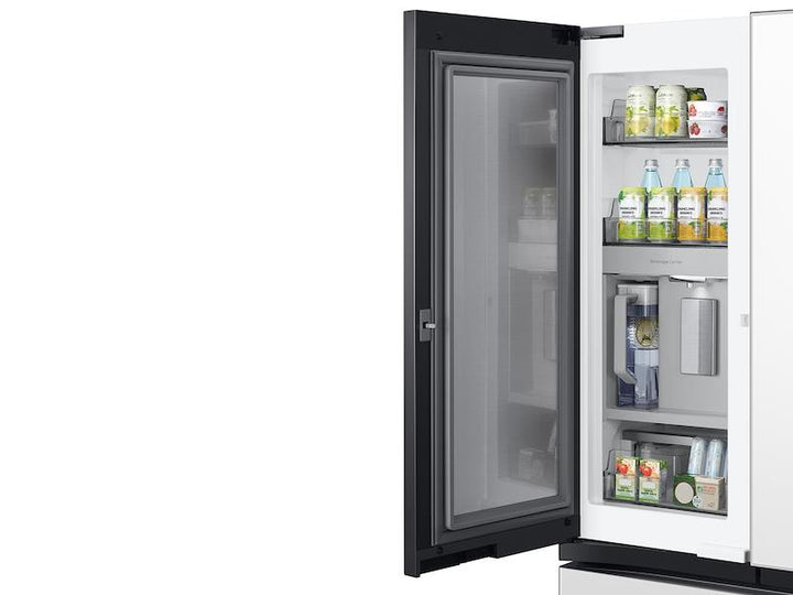 SAMSUNG RF24BB660012AA Bespoke 3-Door French Door Refrigerator 24 cu. ft. with Beverage Center TM in White Glass