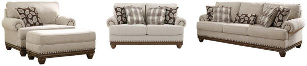 ASHLEY FURNITURE PKG000885 Sofa, Loveseat, Chair and Ottoman