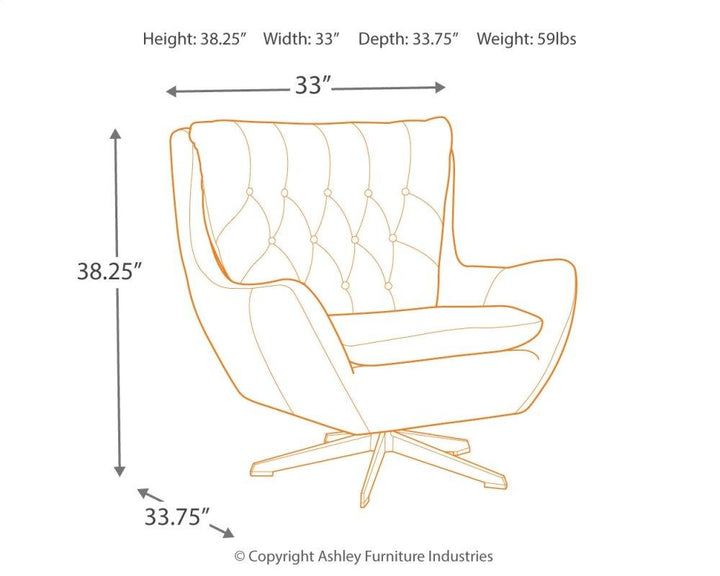 ASHLEY FURNITURE A3000052 Velburg Accent Chair