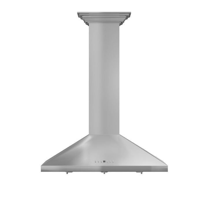 ZLINE KITCHEN AND BATH KL2CRN30 ZLINE Convertible Vent Wall Mount Range Hood in Stainless Steel with Crown Molding Size: 30 Inch