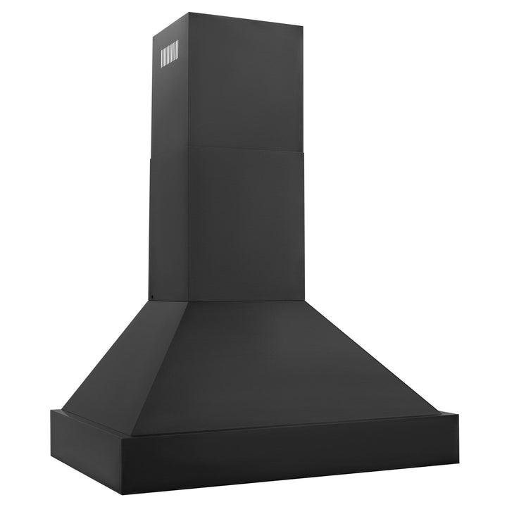 ZLINE KITCHEN AND BATH BS655N30 ZLINE Black Stainless Steel Wall Mount Range Hood Size: 30 Inch