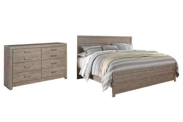 ASHLEY FURNITURE PKG011527 King Panel Bed With Dresser