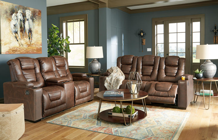 ASHLEY FURNITURE 2450515 Owners Box Power Reclining Sofa