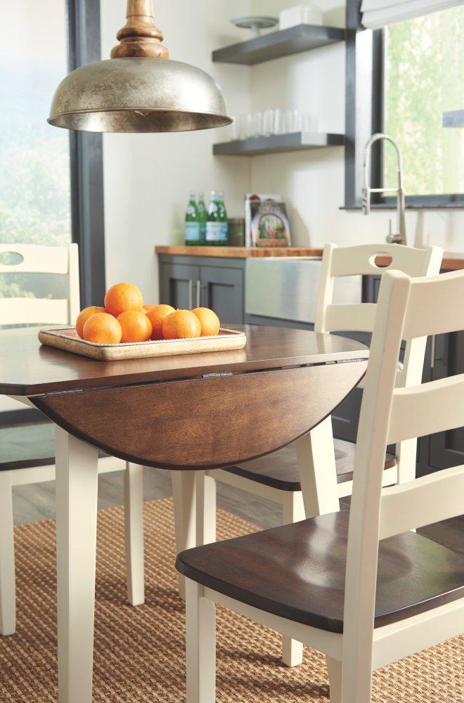 ASHLEY FURNITURE D335D3 Woodanville Dining Table With 4 Chairs