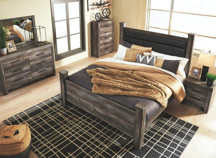ASHLEY FURNITURE B440B6 Wynnlow King Poster Bed