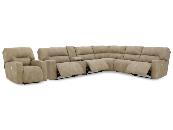 ASHLEY FURNITURE PKG013042 6-piece Sectional With Recliner