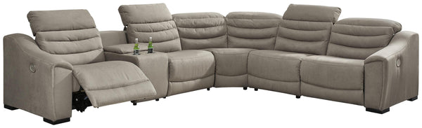 ASHLEY FURNITURE 58504S6 Next-gen Gaucho 6-piece Power Reclining Sectional