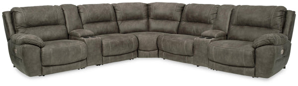 ASHLEY FURNITURE 51403S12 Cranedall 7-piece Power Reclining Sectional