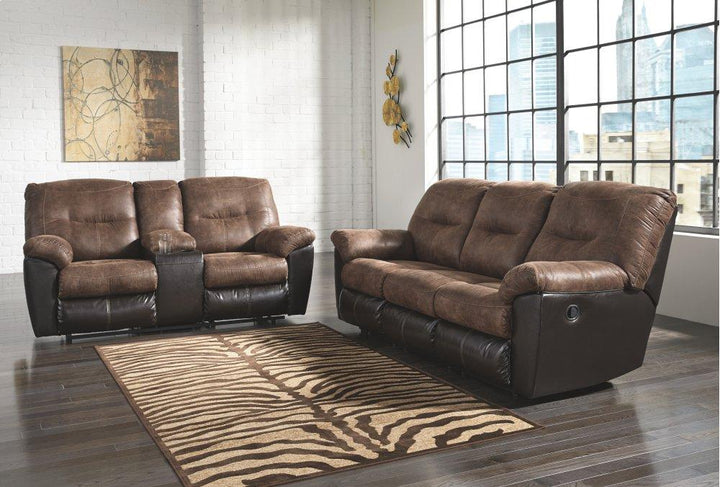 ASHLEY FURNITURE 6520294 Follett Reclining Loveseat With Console