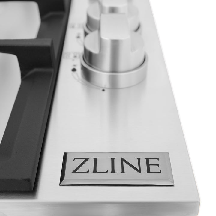 ZLINE KITCHEN AND BATH RC36 ZLINE 36" Drop-in Gas Stovetop with 6 Gas Burners Finish: Stainless Steel