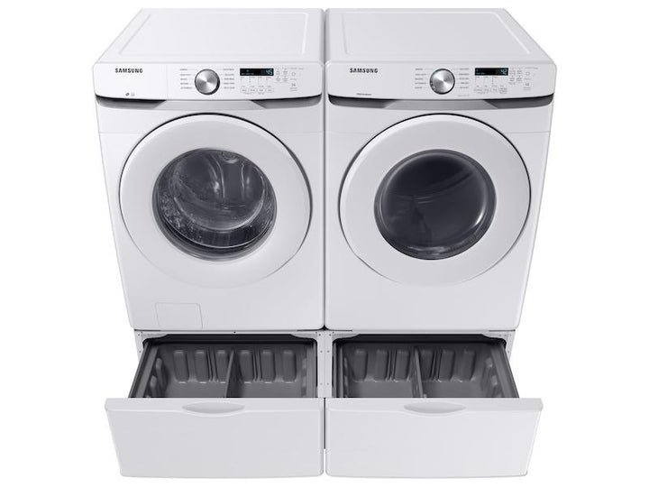 SAMSUNG DVE45T6020W 7.5 cu. ft. Electric Long Vent Dryer with Sensor Dry in White