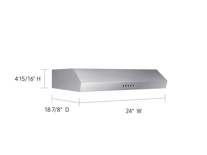 SAMSUNG NK24T4000US 24" Under Cabinet Range Hood in Stainless Steel