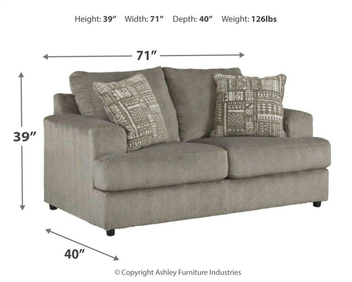 ASHLEY FURNITURE 95103U2 Soletren Sofa and Loveseat