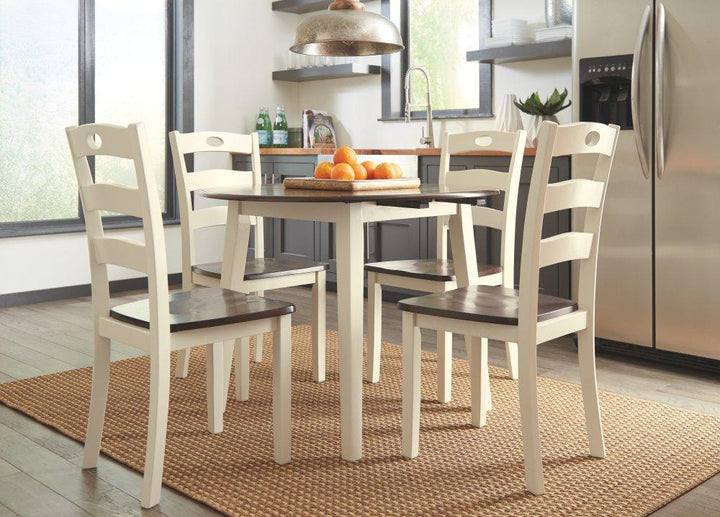 ASHLEY FURNITURE D335D3 Woodanville Dining Table With 4 Chairs