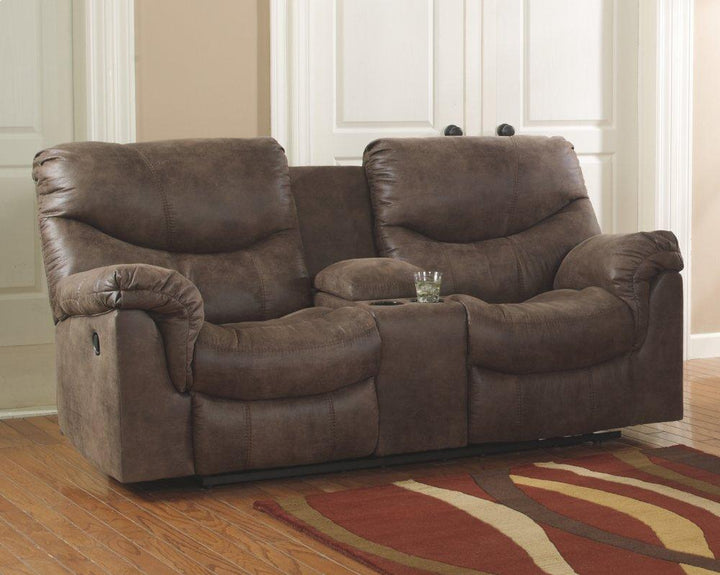 ASHLEY FURNITURE 7140094 Alzena Reclining Loveseat With Console