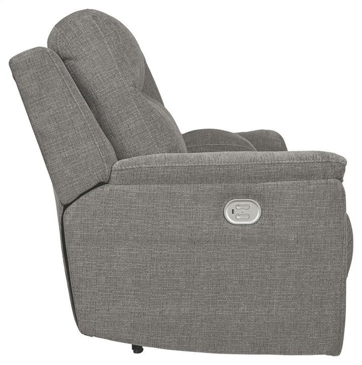 ASHLEY FURNITURE 7320518 Mouttrie Power Reclining Loveseat With Console