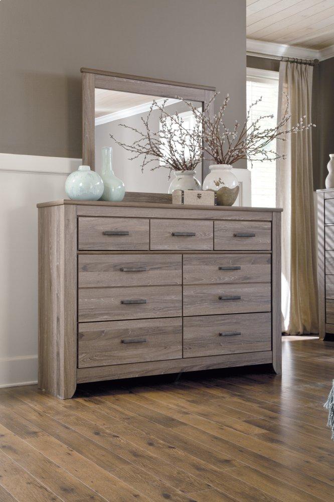 ASHLEY FURNITURE PKG003966 King/california King Panel Headboard With Mirrored Dresser and 2 Nightstands