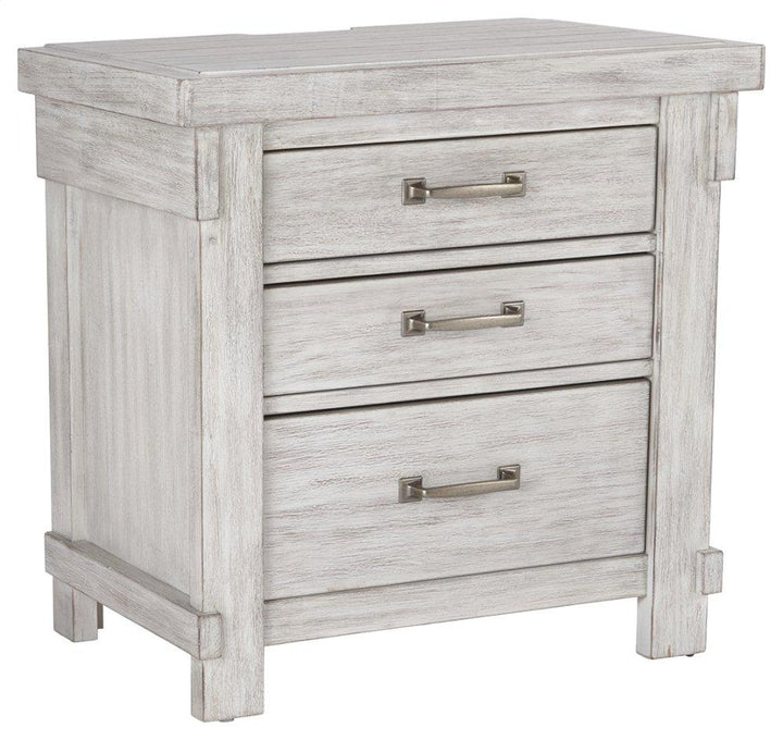 ASHLEY FURNITURE PKG006747 California King Panel Bed With Mirrored Dresser, Chest and Nightstand