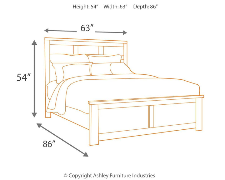 ASHLEY FURNITURE PKG004081 Queen Panel Bed With Dresser