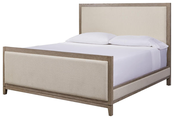 ASHLEY FURNITURE B983B7 Chrestner California King Upholstered Panel Bed