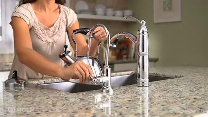 MOEN S5510 Sip Traditional Chrome One-Handle High Arc Beverage Faucet