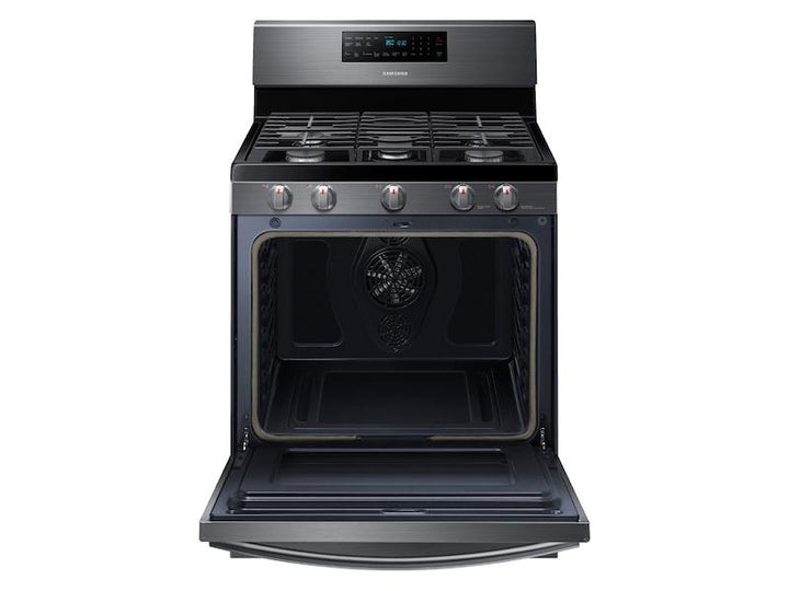 SAMSUNG NX58R5601SG 5.8 cu. ft. Freestanding Gas Range with Convection in Black Stainless Steel