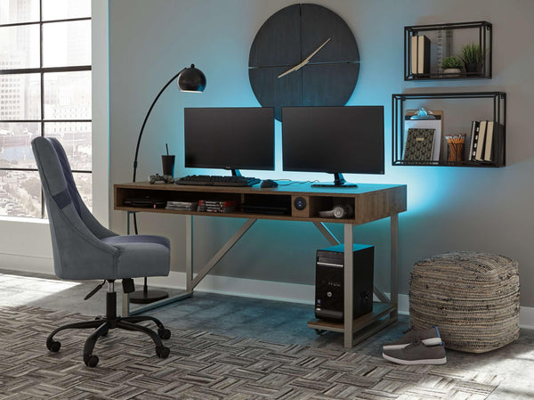 ASHLEY FURNITURE PKG008070 Home Office Desk With Chair