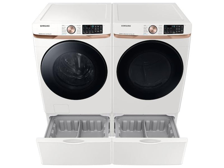 SAMSUNG DVG50BG8300EA3 7.5 cu. ft. Smart Gas Dryer with Steam Sanitize+ and Sensor Dry in Ivory