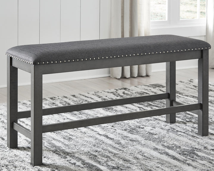 ASHLEY FURNITURE PKG010494 Counter Height Dining Table and 4 Barstools and Bench