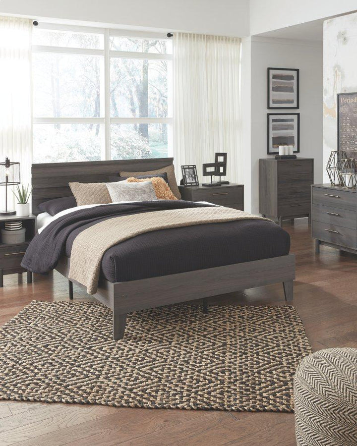 ASHLEY FURNITURE PKG008875 Full Panel Headboard With Dresser and 2 Nightstands